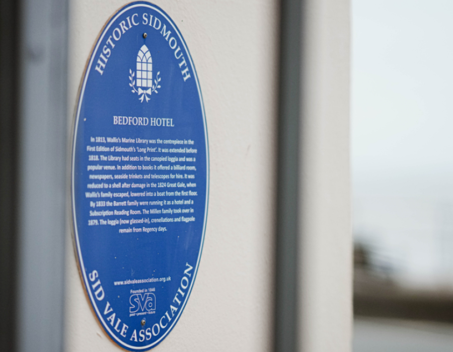 Sidmouth Blue Plaque